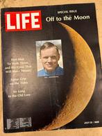 Life Magazine - Off to the Moon - 21 Juli 1969, Ophalen of Verzenden, Gelezen, Overige typen