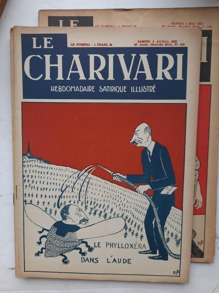 Satrisch tijdschrift - 10 x le charivari - 1929, Verzamelen, Tijdschriften, Kranten en Knipsels, Tijdschrift, Buitenland, 1920 tot 1940