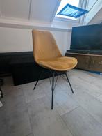 Mooie fluweel gelen eetkamer stoelen 4 stuks, Ophalen, Overige kleuren, Zo goed als nieuw, Vier