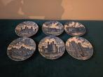 6 bordjes Royal homes of Britain Enoch Wedgwood, Ophalen of Verzenden