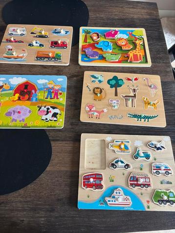 Houten Puzzels Set beschikbaar voor biedingen