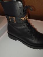 Twin Set schoenen. Zwart leren boots maat 41 zgan., Ophalen of Verzenden, Zo goed als nieuw, Zwart