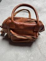 Cowboysbag tas cognac leer handtas, Ophalen of Verzenden, Zo goed als nieuw, Bruin, Handtas