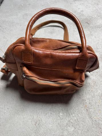 Cowboysbag tas cognac leer handtas beschikbaar voor biedingen