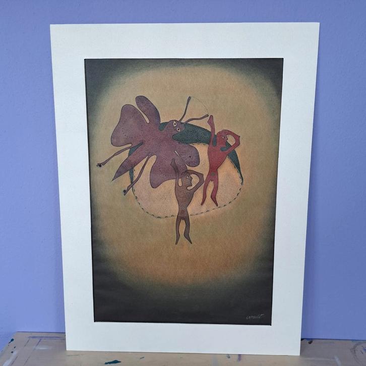 Mooi werk van Verdi Westerop met de titel Ruimtereis, Antiek en Kunst, Kunst | Schilderijen | Modern, Ophalen