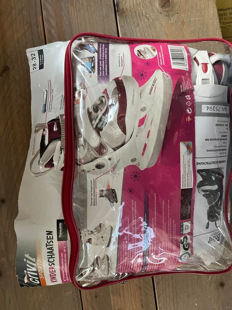 Crivit verstelbare kinderschaatsen 28-32, Zo goed als nieuw, IJshockeyschaatsen, Ophalen, Overige merken