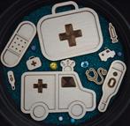 Ambulance Vulvormen Sensory Set - Houten Speelgoed, Sensory, Overige typen, Nieuw, Ophalen of Verzenden