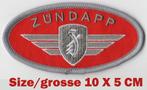 ZUNDAPP oval logo patch rood vor KS 50 100 125 517 CS GT GTS, Ophalen of Verzenden, Nieuw