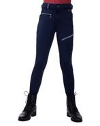 QHP Marlous softshell rijbroek full grip blauw 152 QHP Marl, Dieren en Toebehoren, Paardrijkleding, Ophalen of Verzenden, Nieuw