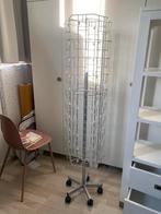 Metalen displayrek op wielen, Ophalen, Gebruikt