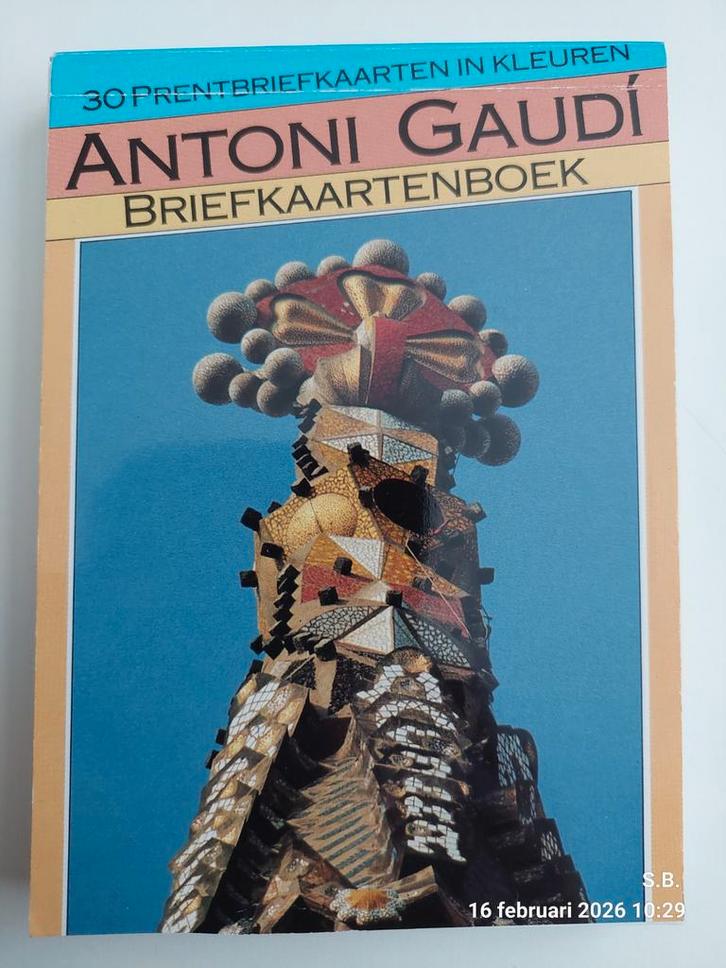 Antoni Gaudí Briefkaartenboek, Verzamelen, Ansichtkaarten | Themakaarten, 1980 tot heden, Overige thema's, Verzenden