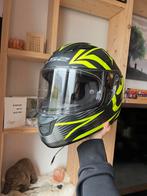 LS2 motorhelm zwart geel maat XXS (51/52), Motoren, Kleding | Motorhelmen, Ophalen, Tweedehands, Integraalhelm, Overige merken