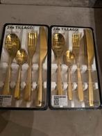 Ikea Tillagd Gouden Bestek - 2 Sets Nieuw, Ophalen of Verzenden, Nieuw, Rvs of Chroom, Bestekset