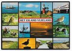Het eiland Vlieland gelopen Ansichtkaart (B2480 ), Ophalen of Verzenden, 1980 tot heden, Gelopen, Waddeneilanden