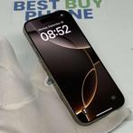 iPhone 16 Pro 128GB naturel /kras vrij /100% batt /garantie, Apple, Grijs, Apple Park Way, Cupertino, California, Zo goed als nieuw