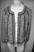 BB73 Gaaf Bonita Jasje Zwart Wit zilver maat 44, Kleding | Dames, Ophalen of Verzenden, Zo goed als nieuw, Zwart, Jasje of Colbert