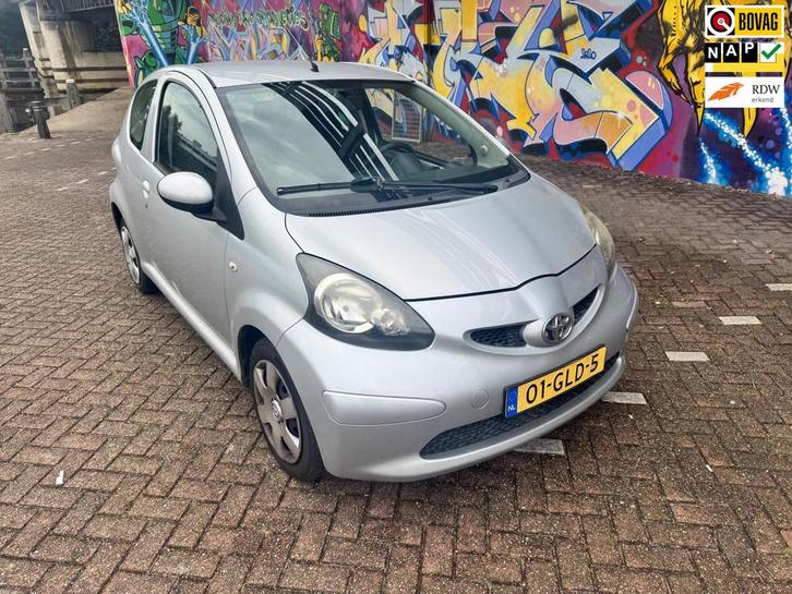 Toyota Aygo 1.0-12V + airco elektrische ramen centrale vergr, Auto's, Toyota, Bedrijf, Te koop, Aygo, ABS, Airbags, Airconditioning