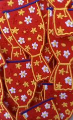 Oeteldonk Bloemetjes Gordijn Carnaval muziek emblemen, Carnaval, Verzenden, Maat 42/44 (L), De Durskes