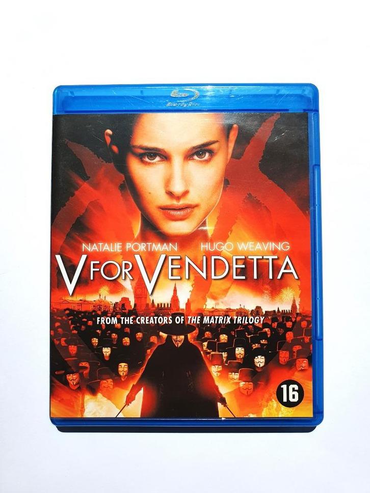 V For Vendetta, Cd's en Dvd's, Blu-ray, Zo goed als nieuw, Actie, Ophalen of Verzenden