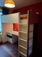 Gratis! IKEA Smastad Hoogslaper met bureau en kast, Huis en Inrichting, Ophalen, Gebruikt, Eenpersoons, 200 cm