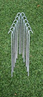 Halfronde stalen grondpen tentharing - 30 cm gegalvaniseerd, Ophalen of Verzenden, Nieuw