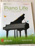 Piano life lesboek 1 met twee CD’S., Muziek en Instrumenten, Verzenden, Zo goed als nieuw, Les of Cursus, Piano