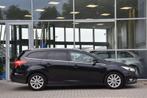 Ford Focus 2.0 TDCI Titanium Edition Aut. Nav. Xenon Led Btw, Stof, Gebruikt, Zwart, 4 cilinders
