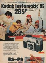 Retro reclame 1971 Bi-Fi & Kodak Instamatic camera, Verzamelen, Verzenden, Overige typen