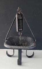 Te koop antieke Duitse gietijzeren mijnwerkers zeepbakje, Antiek en Kunst, Ophalen of Verzenden