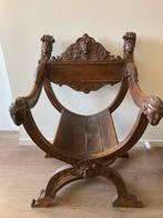 Antieke Houten Dagobert Stoel, Ophalen