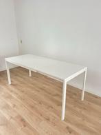 Ikea Vangsta uitschuifbare eettafel wit, Ophalen, Zo goed als nieuw, Rechthoekig
