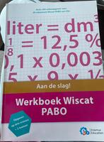 Werkboek Wiscat Pabo, Boeken, Studieboeken en Cursussen, Ophalen of Verzenden, Alpha, Zo goed als nieuw, HBO