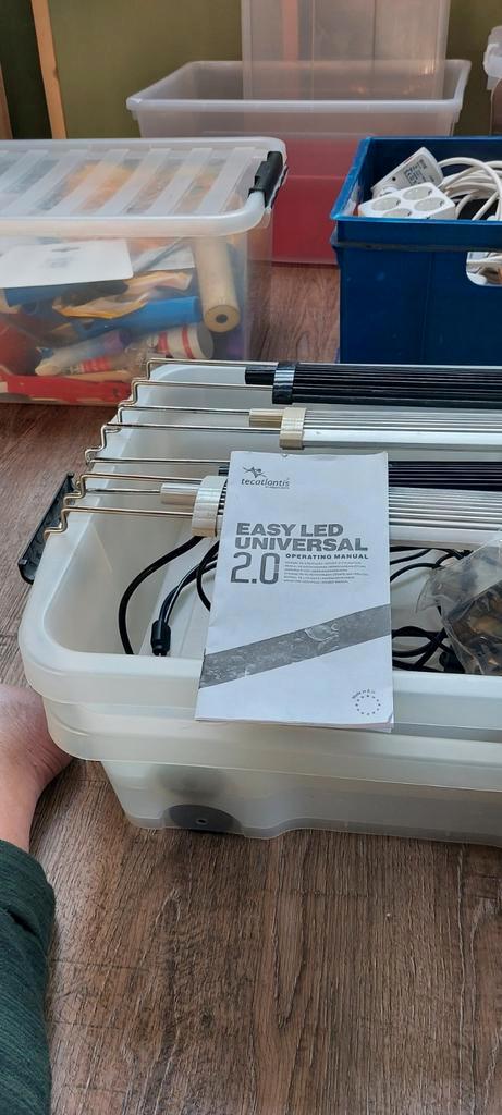4 keer aqualantis easy led verlichting, Dieren en Toebehoren, Reptielen en Amfibieën | Toebehoren, Gebruikt, Terrarium of Paludarium