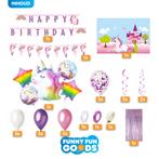 Thema Unicorn ballonnen pakket, Nieuw, Versiering, Ophalen of Verzenden, Verjaardag