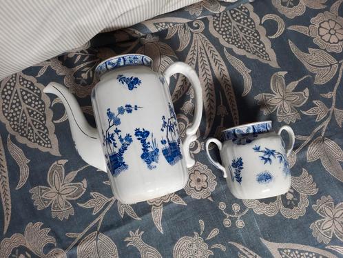 Regout Nankin koffiepot en suikerpot zonder deksel, Antiek en Kunst, Antiek | Servies compleet, Ophalen of Verzenden