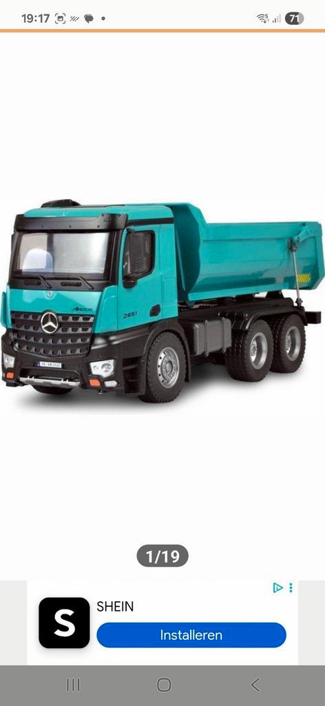 Amewi 22533 Mercedes bens, Hobby en Vrije tijd, Modelbouw | Auto's en Voertuigen, Nieuw, Truck, Groter dan 1:32, Overige merken