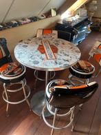 Harley Davidson barkrukken en tafel set, Verzamelen, Ophalen of Verzenden