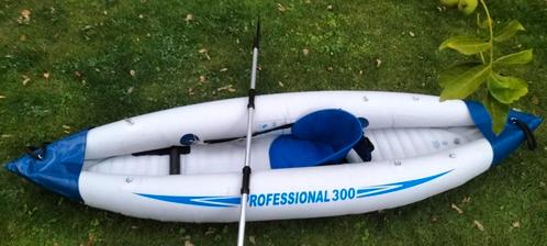 Opblaasbare kano 1 persoons, 3 laags pvc., Watersport en Boten, Kano's, Gebruikt, Overige typen, Eén persoon, Opblaasbaar, Met peddels