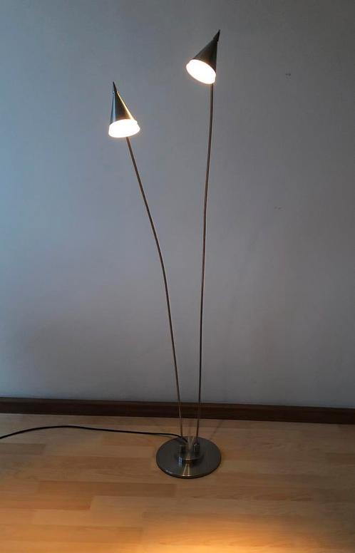 Harco Loor design vloerlamp, Huis en Inrichting, Lampen | Vloerlampen, Zo goed als nieuw, Glas, Ophalen