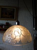 vintage Peill & Putzler hanglamp Frosted 70er, Huis en Inrichting, Lampen | Plafondlampen, Ophalen, Zo goed als nieuw, Glas, 70er
