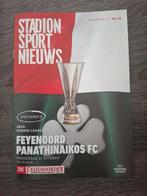 Programmaboekje Feyenoord - Panathinaikos FC 23.10.2025, Ophalen of Verzenden, Zo goed als nieuw