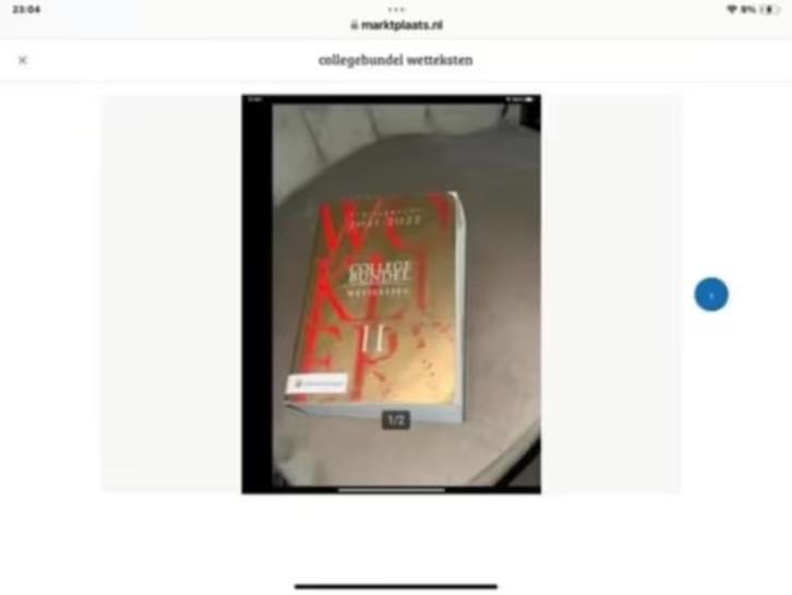 collegebundel wetteksten, Ophalen of Verzenden, Beta