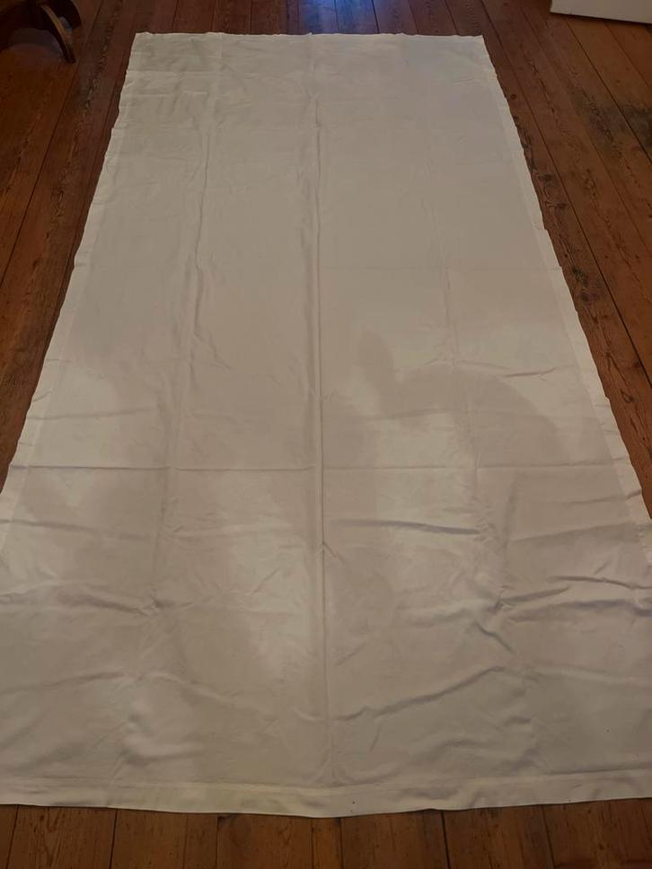 Damast Tafelkleed + 18 Servetten - Champagnekleurig, Huis en Inrichting, Keuken | Textiel, Zo goed als nieuw, Overige typen, Beige