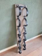 Leren wijnrek Crunch, Ophalen, Gebruikt, 5 tot 15 flessen, 75 cm of meer