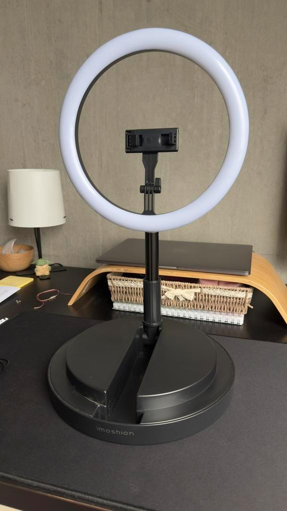 Ringlamp iMoshion uitschuifbaar tot 140cm, Audio, Tv en Foto, Overige Audio, Tv en Foto, Zo goed als nieuw, Ophalen of Verzenden