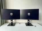 Philips B Line 24" 2x Monitor 242B, Ophalen, HDMI, IPS, In hoogte verstelbaar