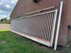 Elektrische schuifpoort, B&G aluminium, 9mtr, Tuin en Terras, Ophalen, Gebruikt, 200 cm of meer, Schuifpoort