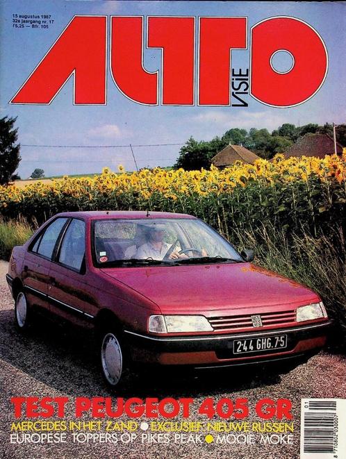 Autovisie - 1987 Nr. 17 - Mercedes, Peugeot, Volvo, Mini, Boeken, Auto's | Folders en Tijdschriften, Gelezen, Algemeen, Ophalen of Verzenden