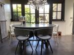 Brocante,Landelijke Eettafel, Huis en Inrichting, Tafels | Eettafels, Ophalen, Gebruikt, 100 tot 150 cm, Vijf personen of meer