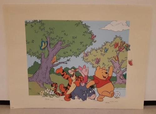 Walt disney exclusieve lithograph 2000 en 2001, Verzamelen, Disney, Nieuw, Overige typen, Winnie de Poeh of vrienden, Ophalen of Verzenden